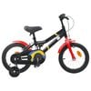 vidaXL V&eacute;lo pour Enfants 16 Pouces pour 4-6 ans Noir rouge