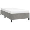 vidaXL Cadre de lit sans matelas gris clair 80x200 cm velours
