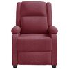 vidaXL Fauteuil inclinable Rouge bordeaux Tissu