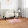 vidaXL Tapis en fausse TAFALLA Rose 60 x 90 cm Polyester