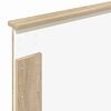 vidaXL Tête de lit Chêne Sonoma 75 cm Bois d'ingénierie