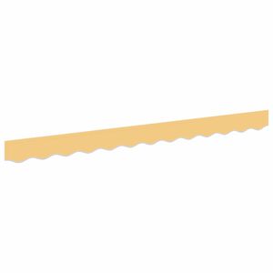 vidaXL Remplacement de lambrequin Sable 236 x 20 cm Polyester