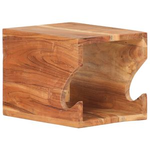 vidaXL Support mural de v&eacute;los 35x25x25 cm Bois d'acacia massif