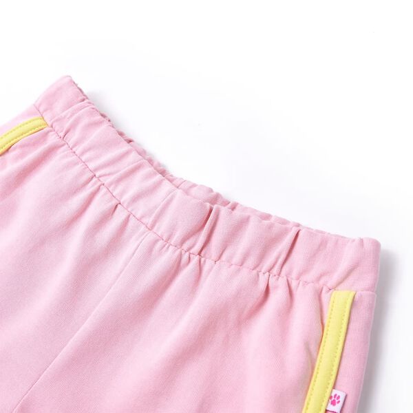 Short pour enfants avec bordure rose vif 104
