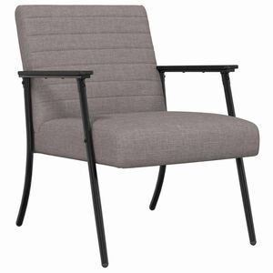 vidaXL fauteuil Taupe tissu