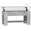 vidaXL Table basse gris b&eacute;ton 101x49x52 cm bois d'ing&eacute;nierie