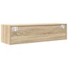 vidaXL Meubles TV 2 pcs ch&ecirc;ne sonoma 100x31x25,5 cm bois d'ing&eacute;nierie