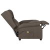 vidaXL Fauteuil de massage Marron Tissu