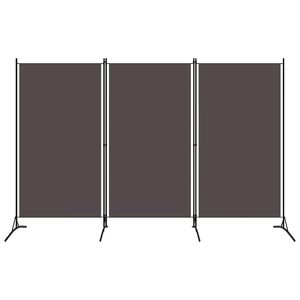 vidaXL Cloison de s&eacute;paration 3 panneaux Anthracite 260x180 cm