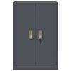 vidaXL Armoire de rangement Anthracite 60 x 40 x 90 cm Acier
