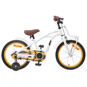 vidaXL V&eacute;lo pour Enfants 16 Pouces pour 4-6 ans Blanc