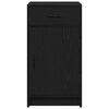 vidaXL Buffet Ch&ecirc;ne noir 40 x 40.5 x 75 cm Bois d'ing&eacute;nierie