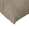 vidaXL Coussins de palette lot de 3 taupe tissu
