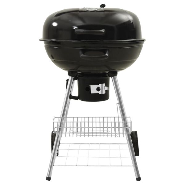 vidaXL Barbecue au charbon de bois à bouilloire 73x58x96 cm Acier