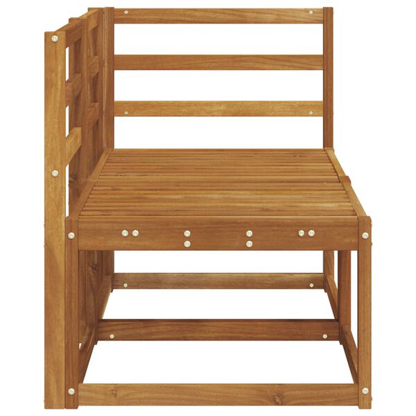 vidaXL Canap&eacute; d&rsquo;ext&eacute;rieur milieu et coin 2 Pi&egrave;ce Naturel