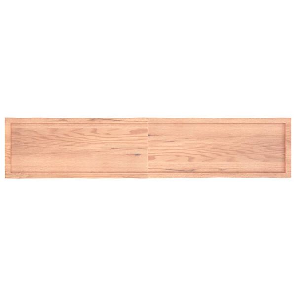 vidaXL Dessus de table bois massif trait&eacute; bordure assortie