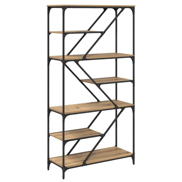 vidaXL &Eacute;tag&egrave;re Ch&ecirc;ne artisanal 91 x 36 x 176 cm Bois d'ing&eacute;nierie