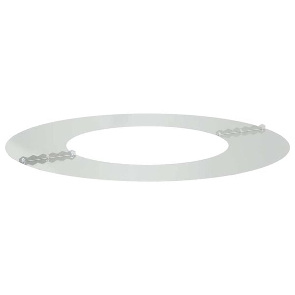 vidaXL adapt&eacute; pour anneaux d'arbre plats 5 pcs Argent &Oslash;40 / 70 cm