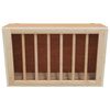 vidaXL Mangeoire &agrave; foin pour lapins 37x18,5x23 cm bois massif sapin