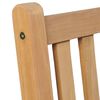 vidaXL Chaises de jardin lot de 2 et coussins noir Bois de teck massif