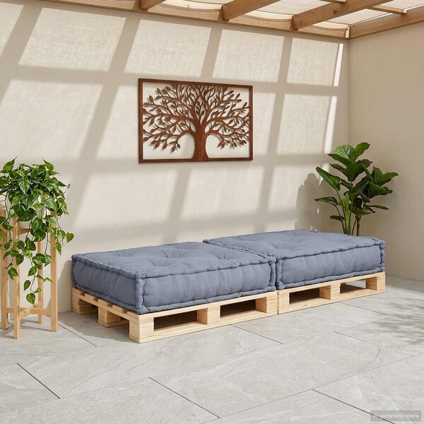 vidaXL Unit&eacute; de canap&eacute; modulaire Gris 70 x 70 x 36 cm tissu