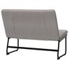 vidaXL Banc Taupe 100x75x76 cm Tissu