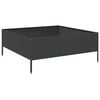 vidaXL Lit sur&eacute;lev&eacute; de jardin noir 100x100x41 cm acier