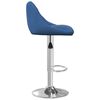 vidaXL Tabourets de bar lot de 2 bleu velours