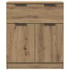 vidaXL Buffet chêne artisanal 60x30x70 cm bois d'ingénierie