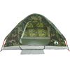 vidaXL Tente de camping à dôme 4 personnes camouflage imperméable