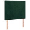 vidaXL Cadre de lit sans matelas vert fonc&eacute; 80x200 cm velours