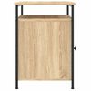 vidaXL Tables de chevet 2pcs ch&ecirc;ne sonoma 40x42x60cm bois d'ing&eacute;nierie