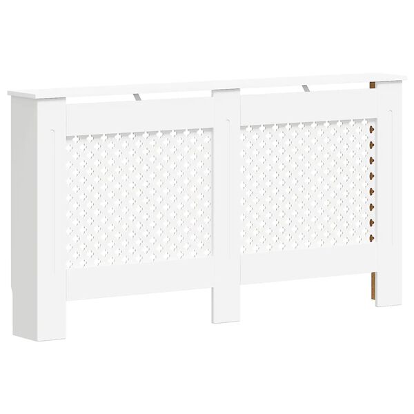 vidaXL Cache-radiateur Blanc 152x19x81,5 cm MDF