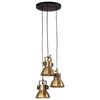 vidaXL Lampe suspendue 25 W laiton antique 30x30x100 cm E27