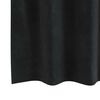 vidaXL Rideaux occultants 2 pcs Noir 140 x 225 cm Velours