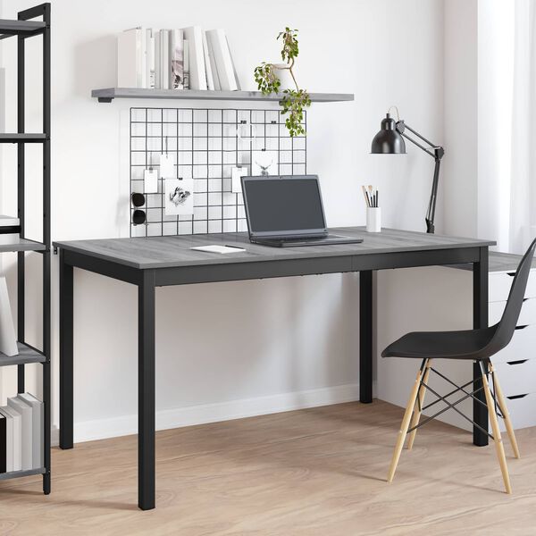 vidaXL Table de salle &agrave; manger / Table de repas 150 x 78 x 75 cm M&Eacute;TAL