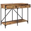 vidaXL Table console Bois Ancien 100 x 39 x 78,5 cm Bois d'ingénierie