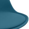 vidaXL Chaise de bureau Turquoise Similicuir