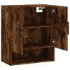 vidaXL Armoire murale chêne fumé 60x31x70 cm bois d'ingénierie