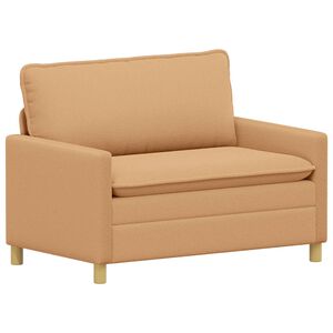 vidaXL Canap&eacute; Beige 126 x 81 x 87,5 cm Tissu
