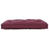 vidaXL Coussin de canap&eacute; Marron 120 x 80 x 12 cm tissu