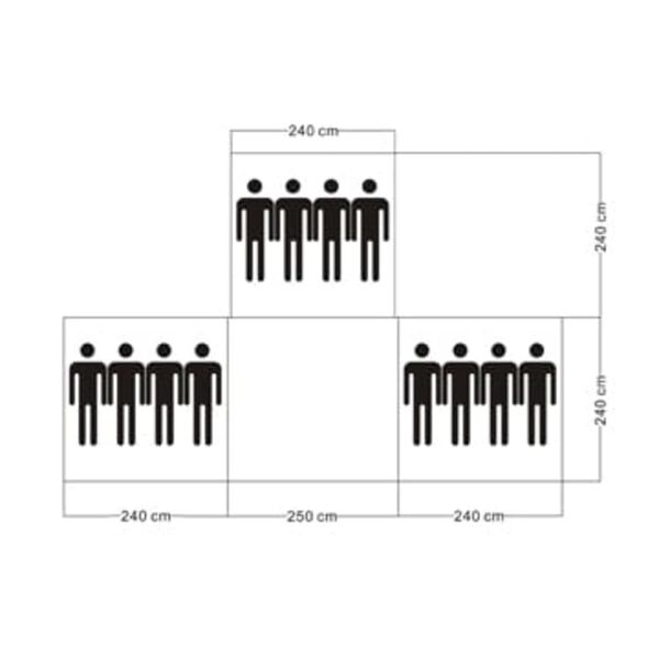 Tente d&ocirc;me familiale 12 places