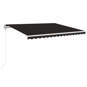 vidaXL Auvent r&eacute;tractable automatique 400x350 cm Anthracite