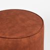 LABEL51 Pouf Tibo 55x55x40 cm Rouille Velours