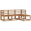 vidaXL Ensemble de canap&eacute;s d'ext&eacute;rieur 4 pcs Naturel et Beige
