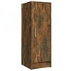 vidaXL Meuble à chaussures Chêne fumé 32x35x92 cm Bois d'ingénierie