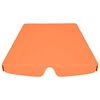 vidaXL Toit de rechange de balançoire orange 150/130x105/70 cm
