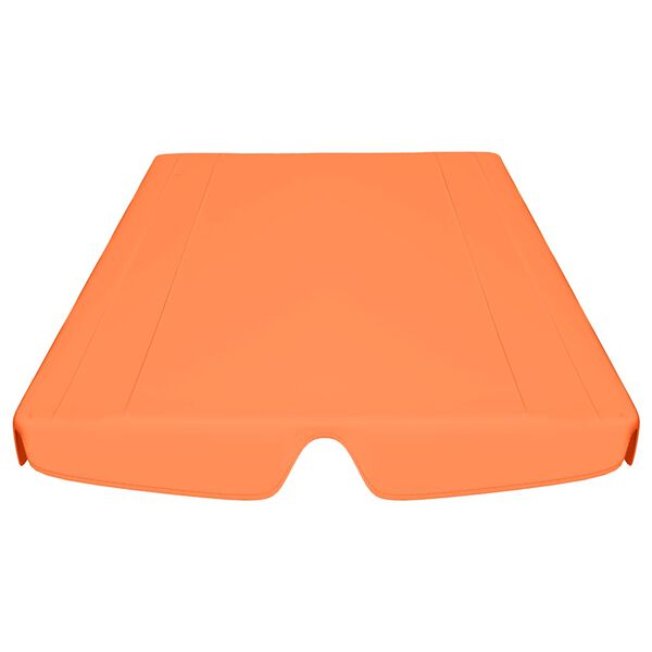 vidaXL Toit de rechange de balançoire orange 150/130x105/70 cm