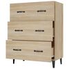 vidaXL Buffet chêne sonoma 69,5x34x90 cm bois d'ingénierie