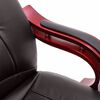vidaXL Chaise de bureau Marron Cuir v&eacute;ritable